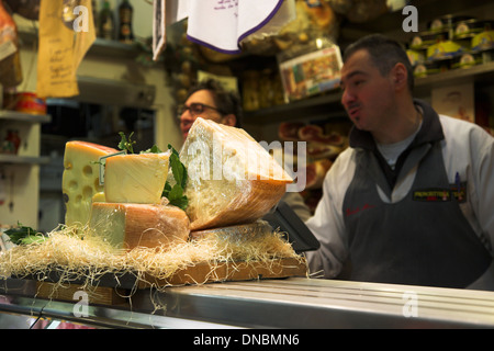 Mercato Centrale Florenz Stockfoto