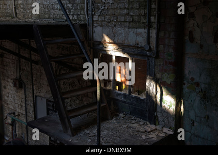 Der jetzt geschlossene und verfallenen Severalls Nervenheilanstalt, Colchester. Diesem berüchtigten Irrenhaus wartet nun Sanierung. Stockfoto