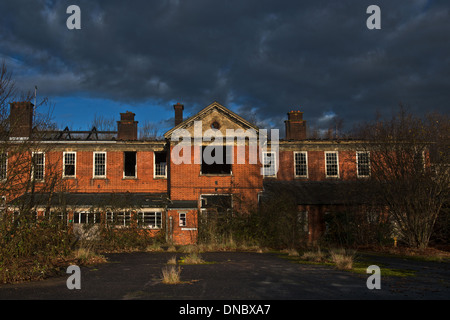 Der jetzt geschlossene und verfallenen Severalls Nervenheilanstalt, Colchester. Diesem berüchtigten Irrenhaus wartet nun Sanierung. Stockfoto