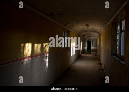 Der jetzt geschlossene und verfallenen Severalls Nervenheilanstalt, Colchester. Diesem berüchtigten Irrenhaus wartet nun Sanierung. Stockfoto