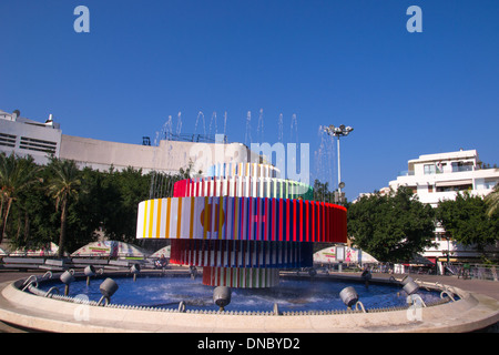 Fontane auf Dizengoff-SquareTel-Aviv.Israel Stockfoto