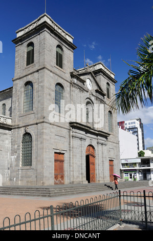 St. Louis Kathedrale, Port Louis, Mauritius. Stockfoto