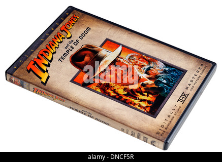 Indiana-Jones-Filme auf DVD Stockfoto
