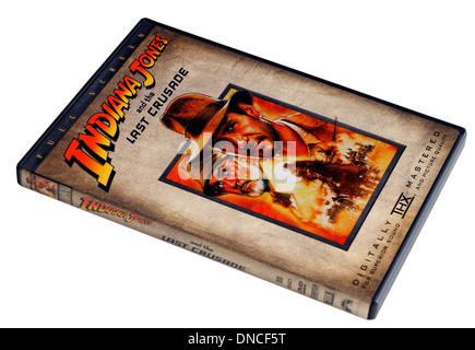 Indiana Jones und der letzte Kreuzzug auf DVD Stockfoto