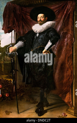 Porträt des Willem van Heythuyzen 1625 Frans Hals der Elder 1582 – 1666 Holländisches goldenes Alter Maler Niederlande Stockfoto