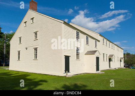 Die große Friends Meeting House, ein altes Quäker Haus des Gebets in Newport Rhode Island eine touristische Stadt in New England. Stockfoto