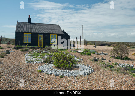 Prospect Cottage, Dungeness, Kent, England. Wohnhaus von Regisseur Derek Jarman Stockfoto