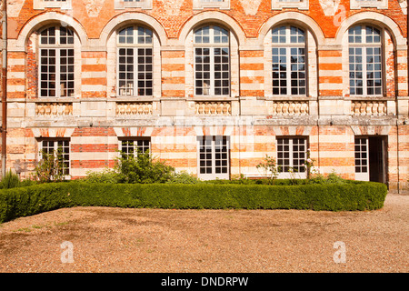 Das Chateau de Saint-Fargeau in Burgund, Frankreich. Stockfoto