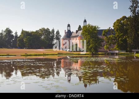 Das Chateau de Saint-Fargeau in Burgund, Frankreich. Stockfoto