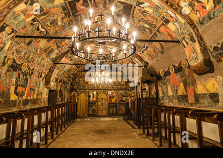 Geburtskirche Freskomalerei, Arbanasi, Veliko Tarnovo, Bulgarien Stockfoto