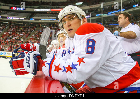 Washington Capitals rechten Flügel Alex Ovechkin Stockfoto