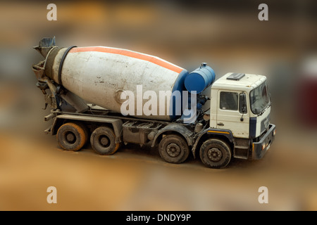 Zement, Beton, Bau, LKW, Ausrüstung, Transport, Heavy, Mixer, Fahrzeug, Industrie, LKW, Mixer, Transport, Stockfoto