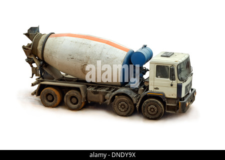 Zement, Beton, Bau, LKW, Ausrüstung, Transport, Heavy, Mixer, Fahrzeug, Industrie, isoliert, LKW, Mixer, t Stockfoto