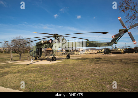 1. Kavallerie-Division-Museum, Ft Hood, Texas Stockfoto