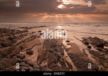 Sandymouth Bay, Cornwall, UK Stockfoto