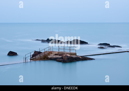 Bude Meer Pool, Cornwall, UK Stockfoto