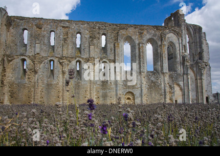 Abtei von Saint-Pierre von Maillezais, Vendée, Frankreich Stockfoto