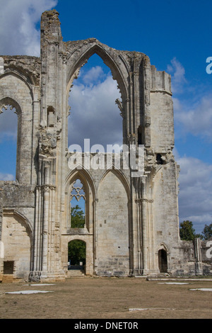 Abtei von Saint-Pierre von Maillezais, Vendée, Frankreich Stockfoto