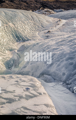 EUROPA ISLAND REISEN VATNAJÖKULL GLETSCHER VIRKISJOKULL GLETSCHER Stockfoto