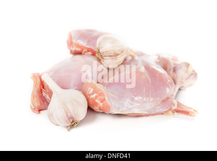 Frisches Stück Kaninchen Stockfoto