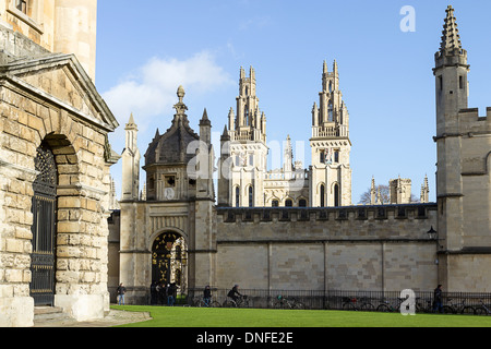 All Souls College in Oxford, Großbritannien Stockfoto