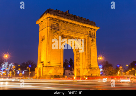 Arc de Triumph, Bukarest Rumänien Stockfoto