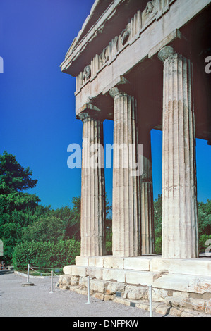 Griechisch dorischen Tempel des Hephaistos oder Hephaisteion (c5th BC), ehemals Theseion, Athenian Agora, Athen Griechenland Stockfoto