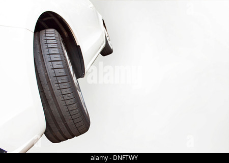 Abstrakte Nahaufnahme der rechten Seite des Autos Stockfoto