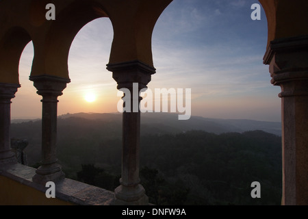 Palácio Nacional da Pena, Pena Nationalpalast von Sintra, Portugal Stockfoto