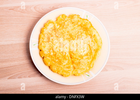 Omelett Tortilla de patata Stockfoto