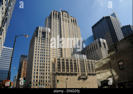 Städtische Oper Gebäude. Lyric Opera Civic Opera House ist ein historisches Wahrzeichen Chicagos. Im Jahre 1929 erbaut. Stockfoto