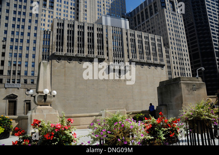 Städtische Oper Gebäude. Lyric Opera Civic Opera House ist ein historisches Wahrzeichen Chicagos. Im Jahre 1929 erbaut. Stockfoto