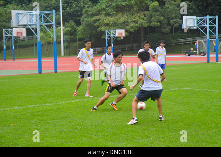 Hongkong China, Hongkong, Asien, Chinesisch, Orientalisch, Neue Territorien, Sha Tin, Ma Liu Shui, New Asia College, Chinesische Universität von Hongkong, Campus, Studenten Stockfoto