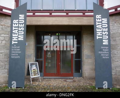 Meiningen, Thüringen in Deutschland. 8. November 2013. Theatermuseum, magische Welt der Bühnenbilder, abgebildet in Meiningen, Thüringen in Deutschland, 8. November 2013 genannt. © Dpa/Alamy Live-Nachrichten Stockfoto