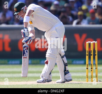 Melbourne, Australien. 27. Dezember 2013. Brad Haddin während dem Tag zwei der vierten Asche Test Match zwischen Australien und England bei der MCG - Boxing Day Test Deutschland Vs England, MCG, Melbourne, Australien. Bildnachweis: Aktion Plus Sport/Alamy Live-Nachrichten Stockfoto