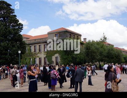 Abschlusstag an der University of Cape Town 14. Dezember 2013. Stockfoto