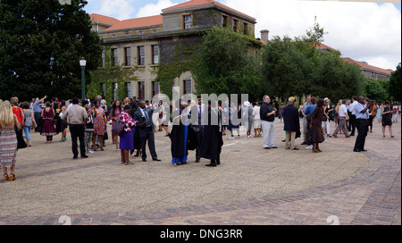 Abschlusstag an der University of Cape Town 14. Dezember 2013. Stockfoto