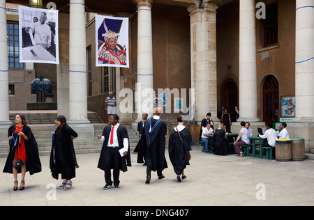 Abschlusstag an der University of Cape Town 14. Dezember 2013. Stockfoto