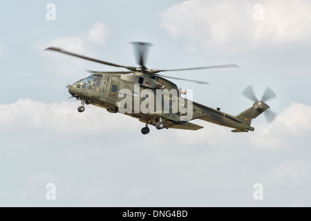 Augusta Westland Merlin EH101 Medium Lift Hubschrauber von der britischen Royal Air Force kommt für 2013 RIAT in Fairford Stockfoto