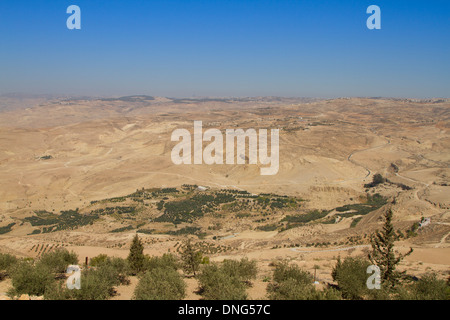 Blick vom Berg Nebo, Jordanien Stockfoto