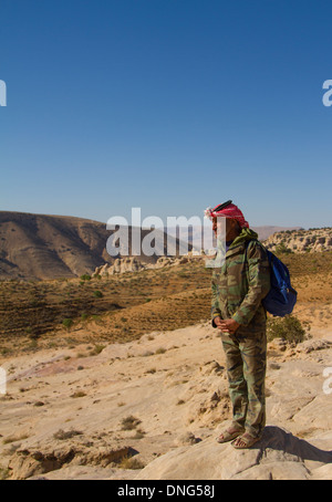 Führung im Naturschutzgebiet in Jordanien Stockfoto