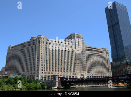 Das Merchandise Mart Gebäude in Chicago, IL Stockfoto