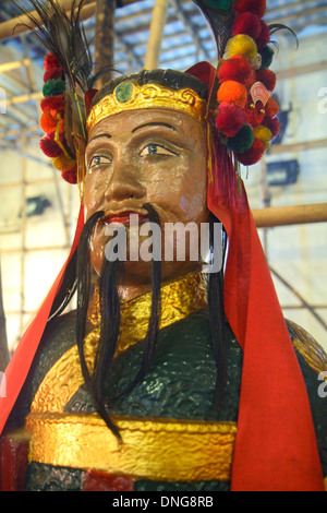 Hongkong China, HK, Asien, Chinesisch, Orientalisch, Insel, Sheung Wan, Hollywood Road, man Mo Tempel, Taoist, innen, ziviler gott man Cheong, kampfgott Kwan T Stockfoto