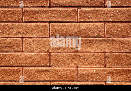 Hintergrund - roten Backsteinmauer Stockfoto