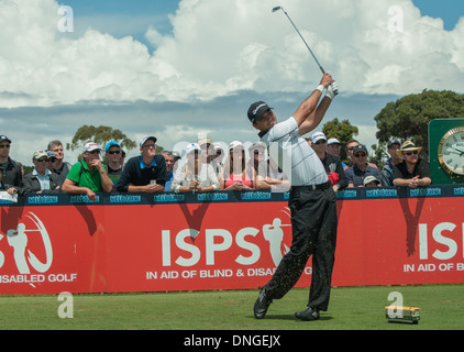 Jason Day World Champion Golfer Australien spielt im Handa World Cup 2013 Royal MElbourne Stockfoto