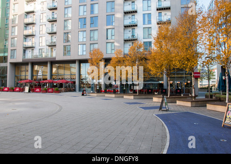 Milton Keynes-Gebäude Stockfoto