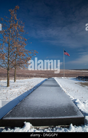 Flight 93 National Memorial erinnert sich diejenigen auf United Airlines Flug 93 am 11. September 2001 getötet. Stockfoto