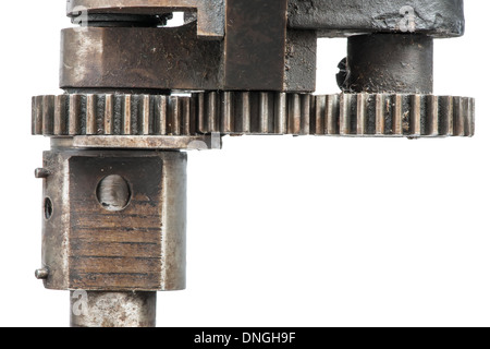 Maschine Partes Mechanismus. Nahaufnahme Schuss Stockfoto