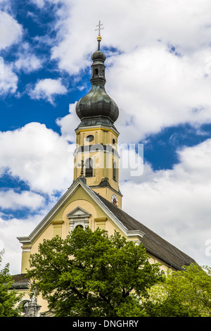 Kirche Mariä Himmelfahrt in Deggendorf im Bayerischen Wald Deutschland Stockfoto