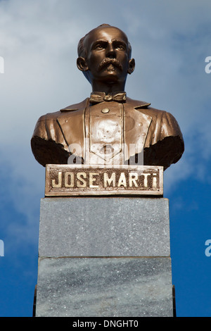 Statue von Jose Marti in Vinales in Kuba Stockfoto